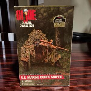 1997 G.I. Joe U.S. Marine Corps Sniper Limited Edition Articulated Action Figure